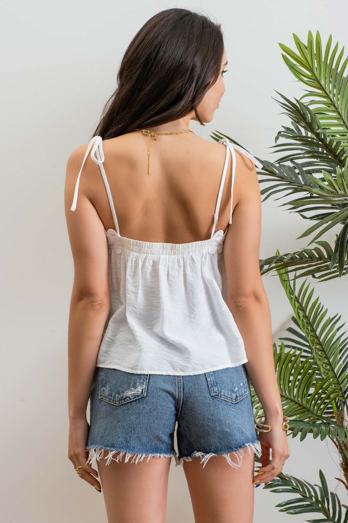 SOLID SLEEVELESS TOP CR1742