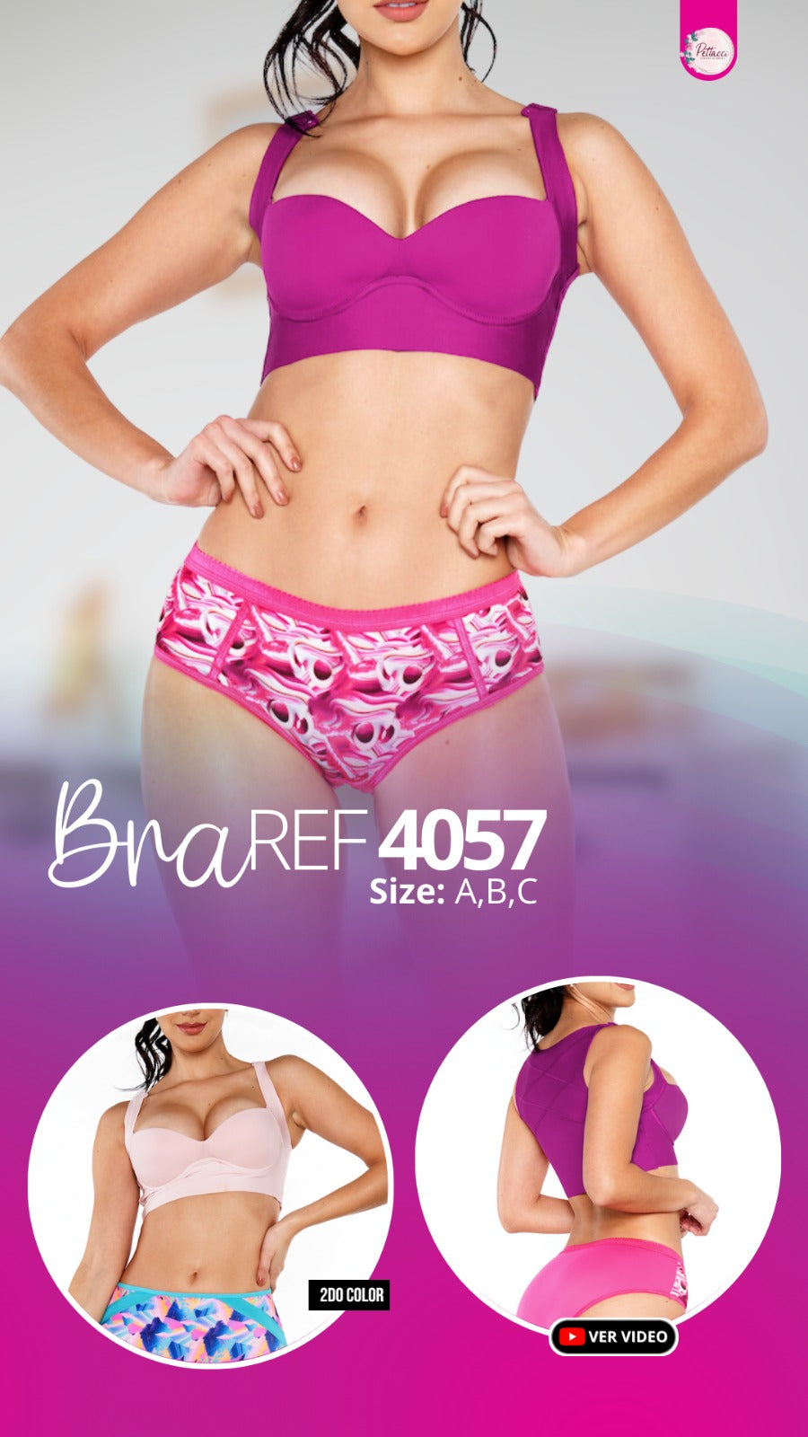POSTURE SEAMLESS BRA 4057