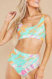 HIGH WAIST BIKINI SWIMWEAR LC433569