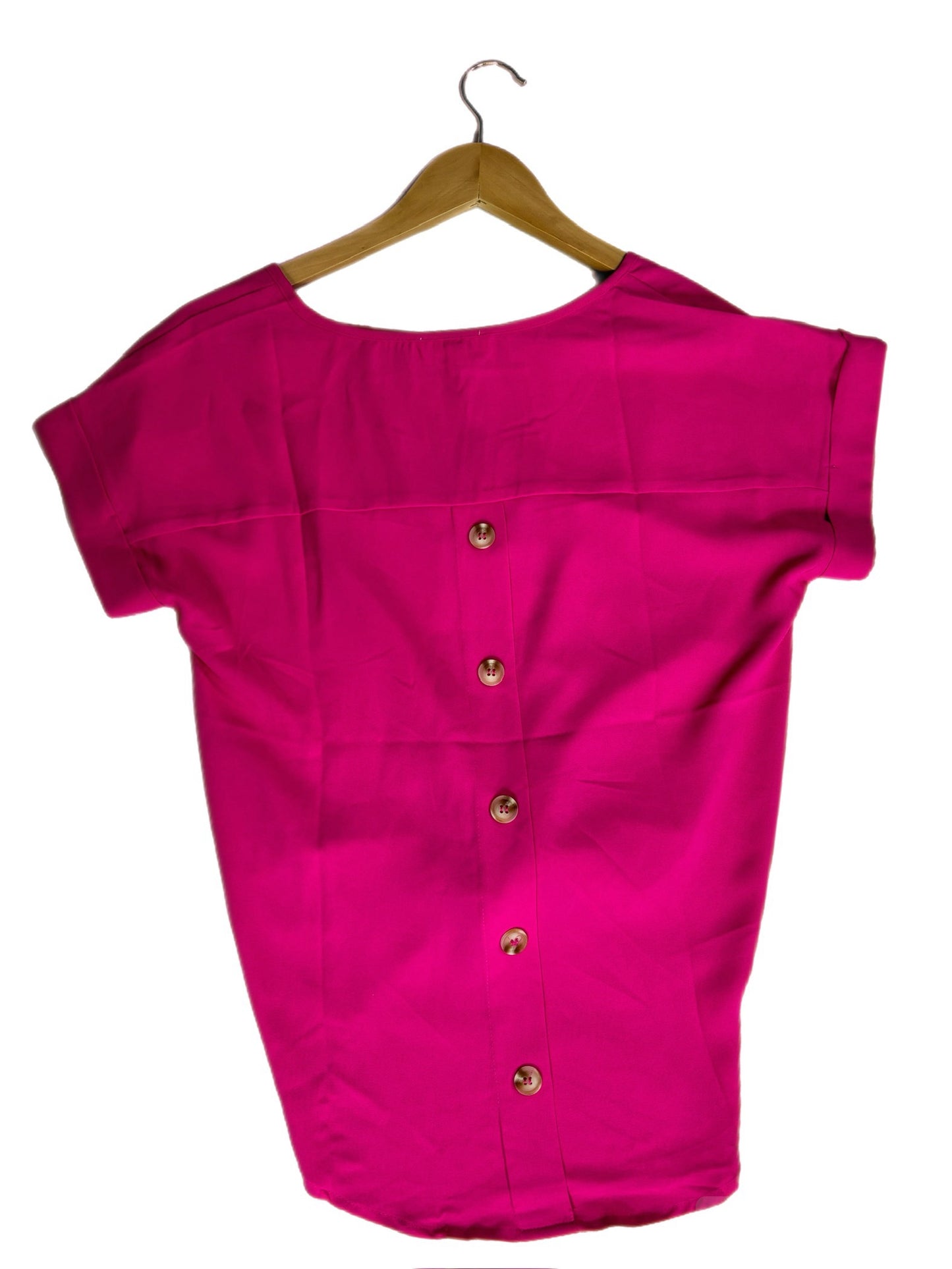 BACK BUTTONED TOP CR2206