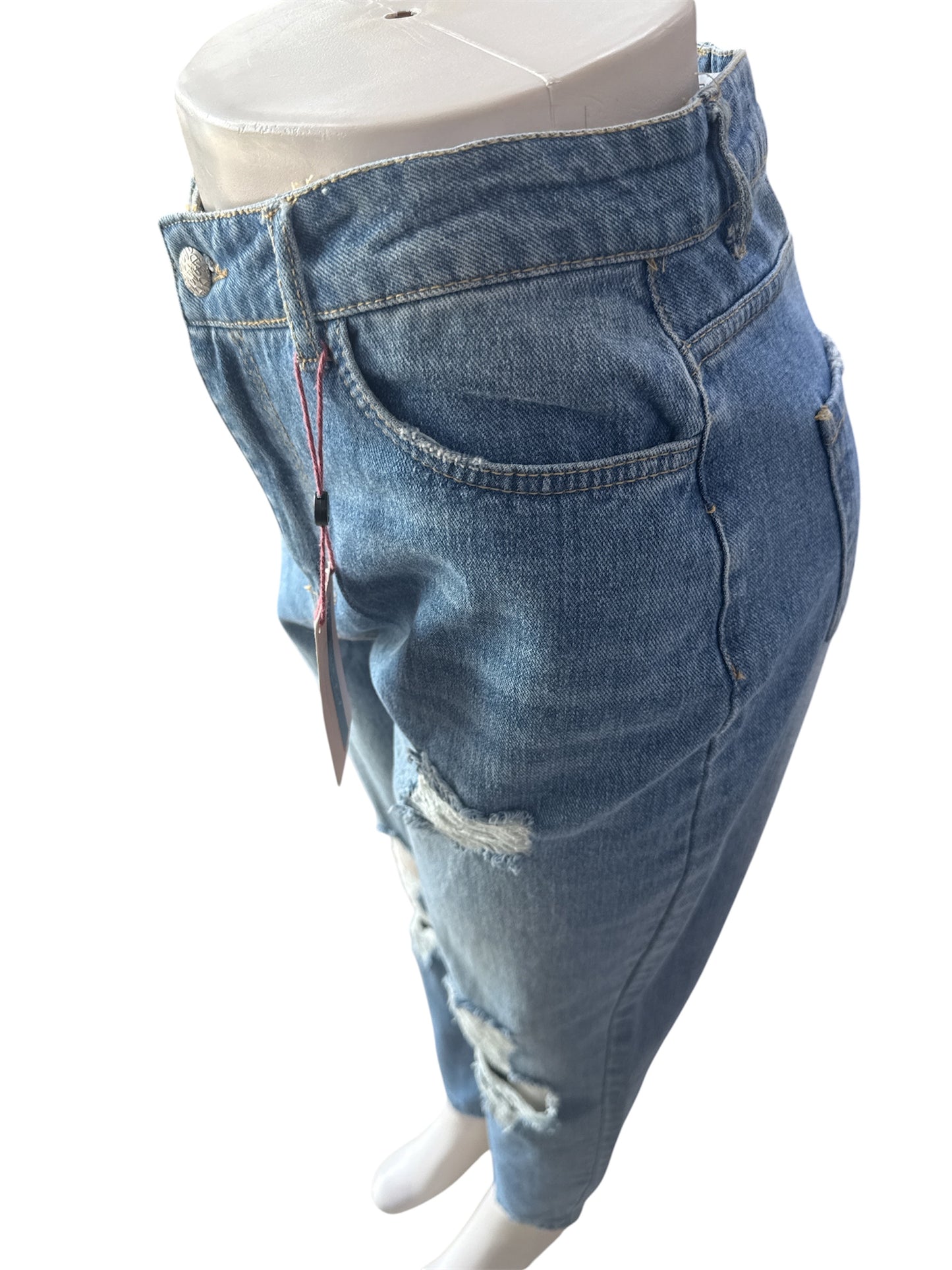 MOM JEANS MEDIUM DENIM DBP0737R