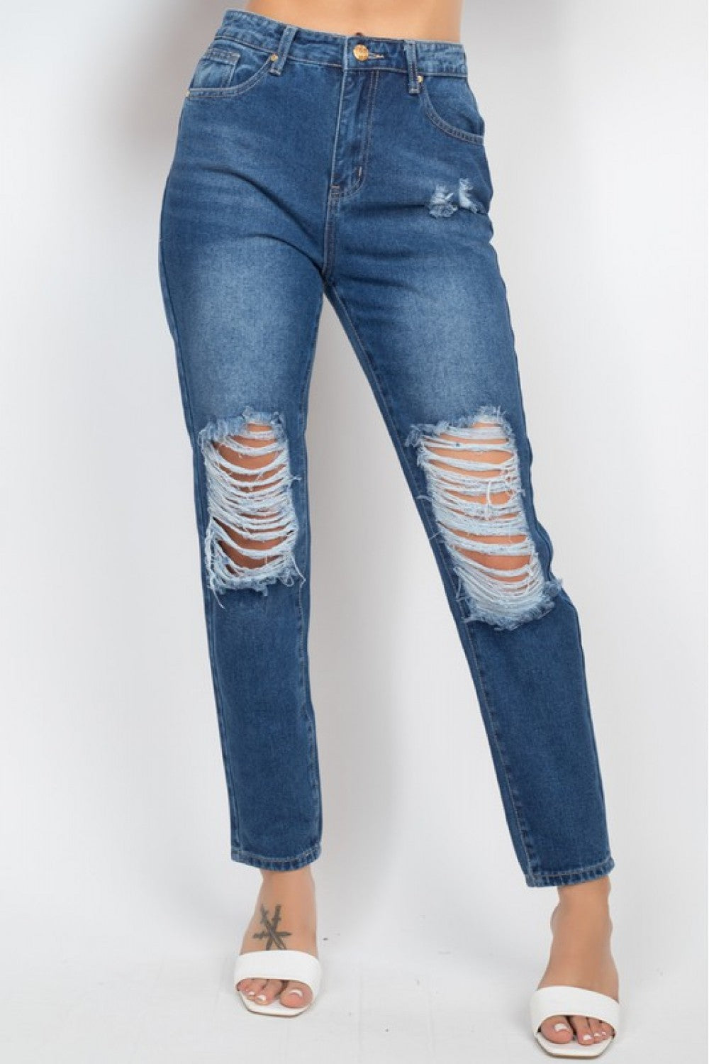 DESTRYED BOYFRIEND JEANS DBP0808 