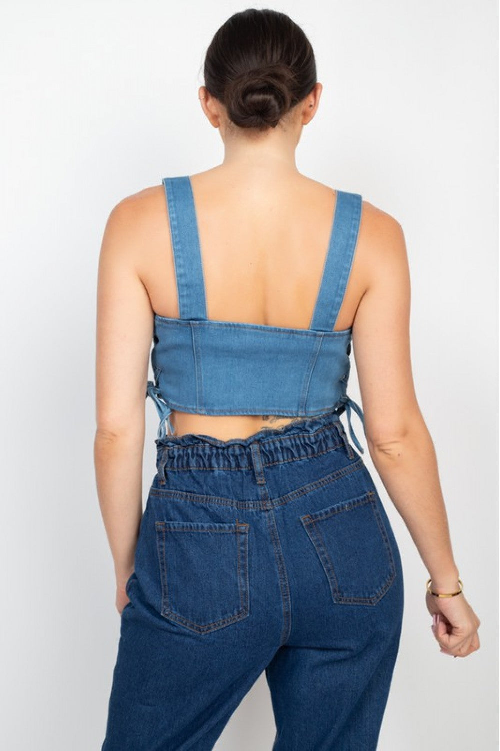 DENIM CROP TOP DBT40207