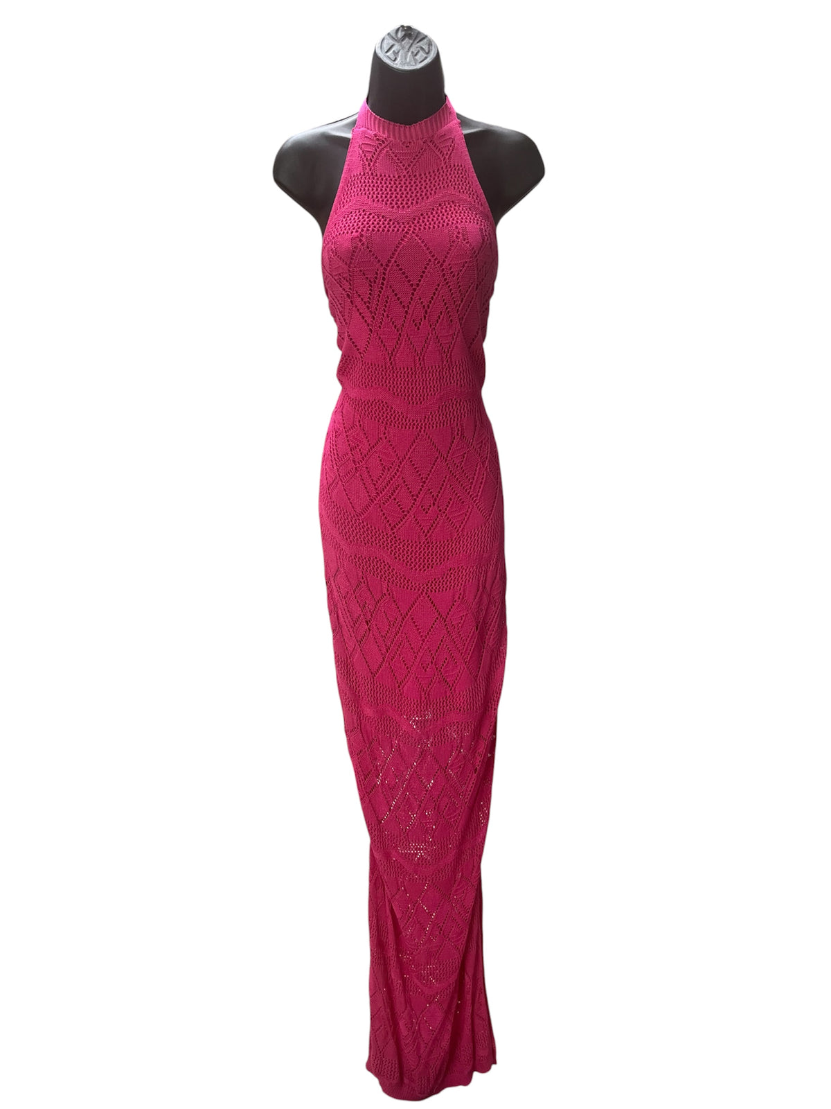 HALTER CROCHET DRESS HMSW50506