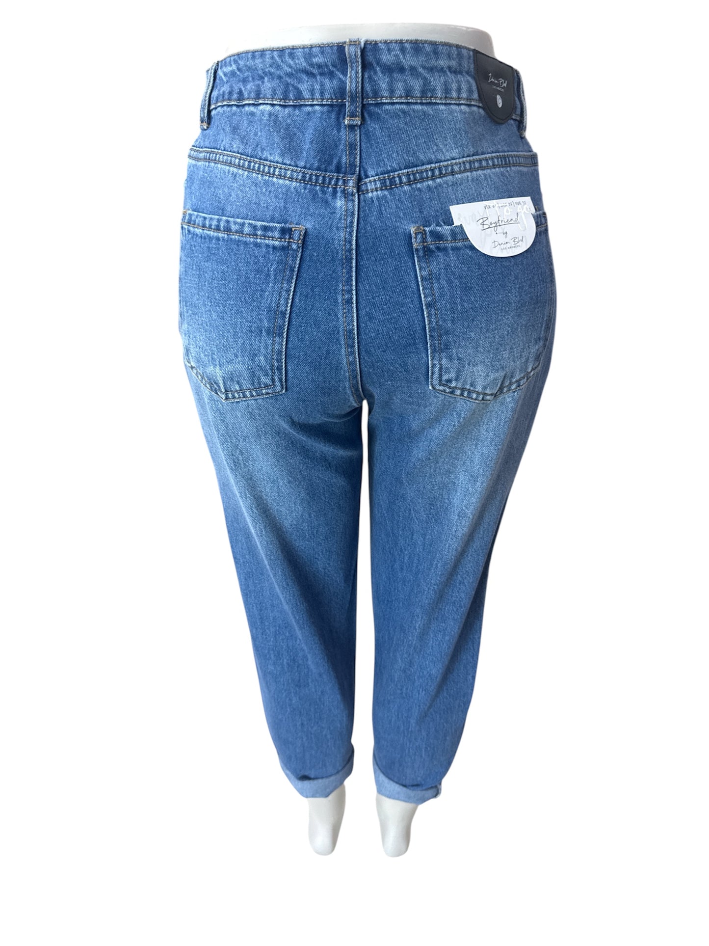 BLVD BOYFRIEND JEANS MEDIUM DENIM DBP0736