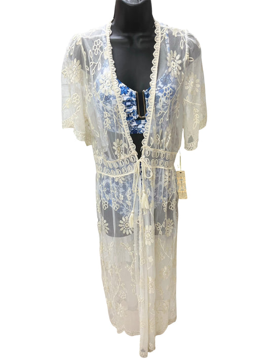 SCALLOP LACE KIMONO IJ99252