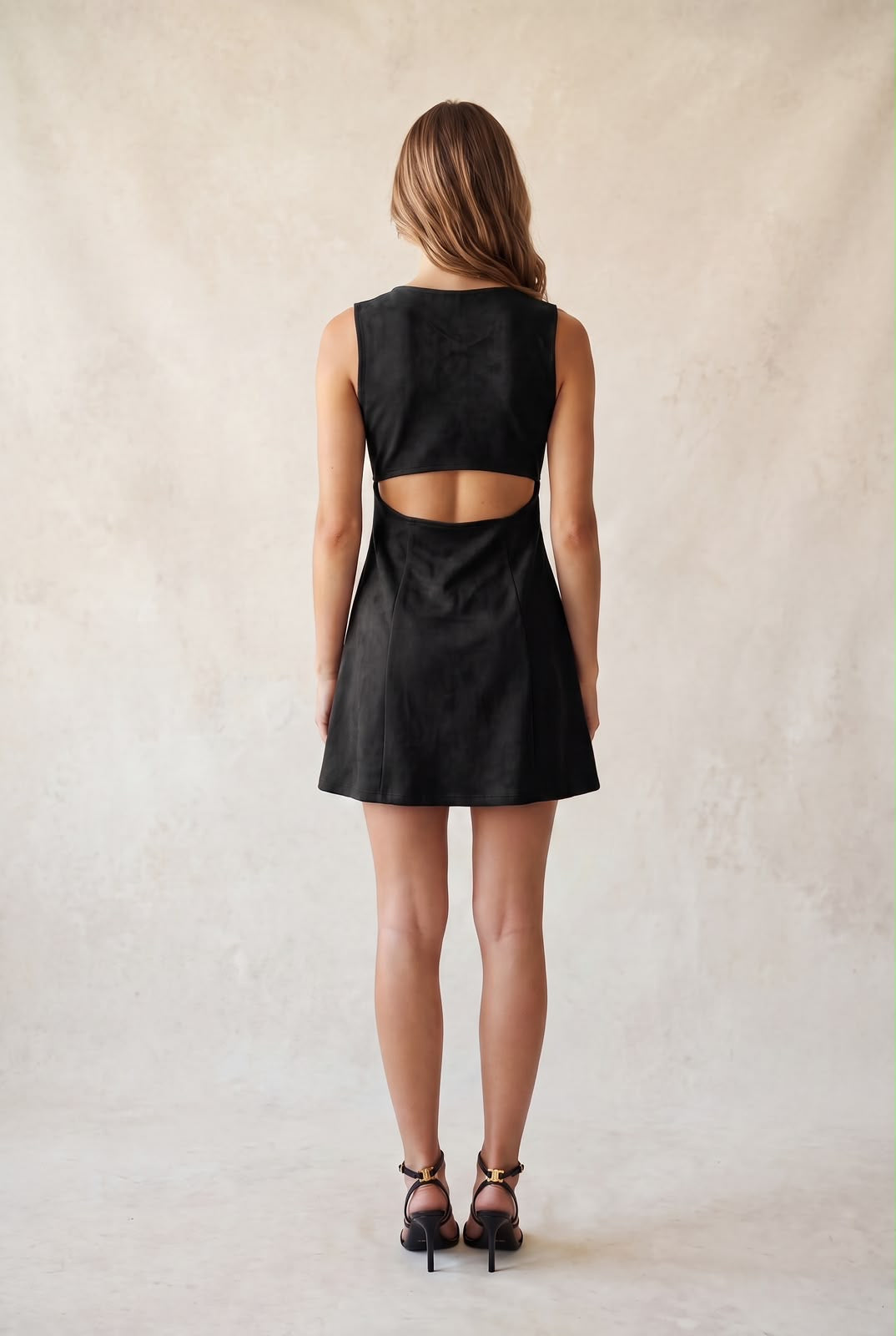 BUTTONED MINI DRESS BD06183