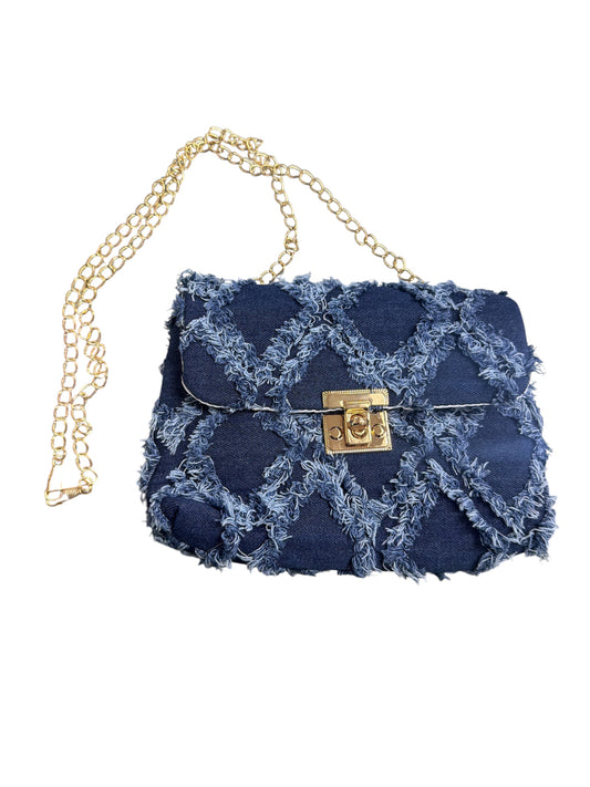 DENIM HANDLE BAG  BH031589