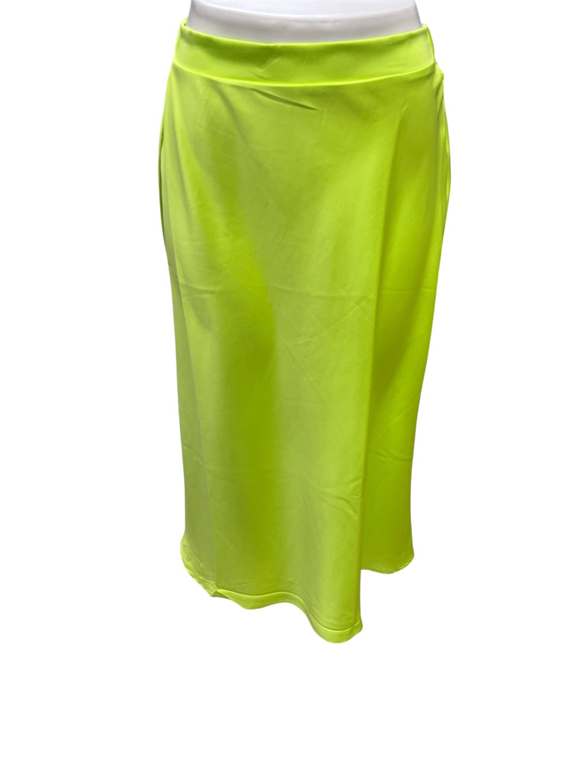 SOLID SATIN SKIRT HMS40840