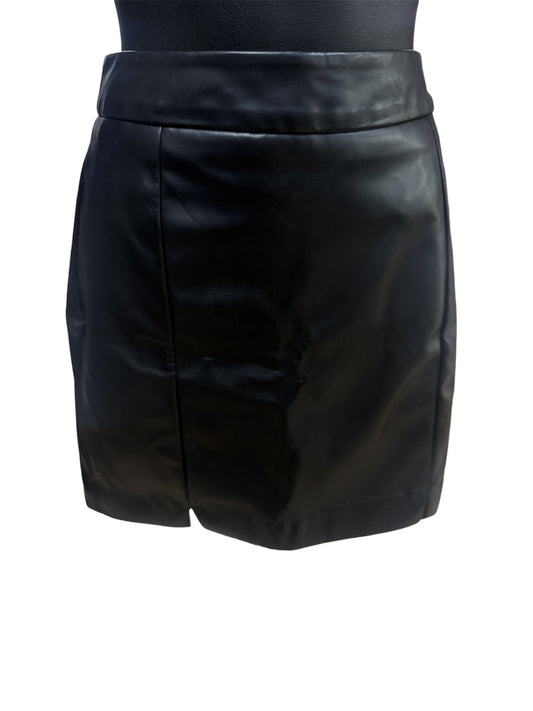 LEATHER MINI SKIRT LC721839-P2