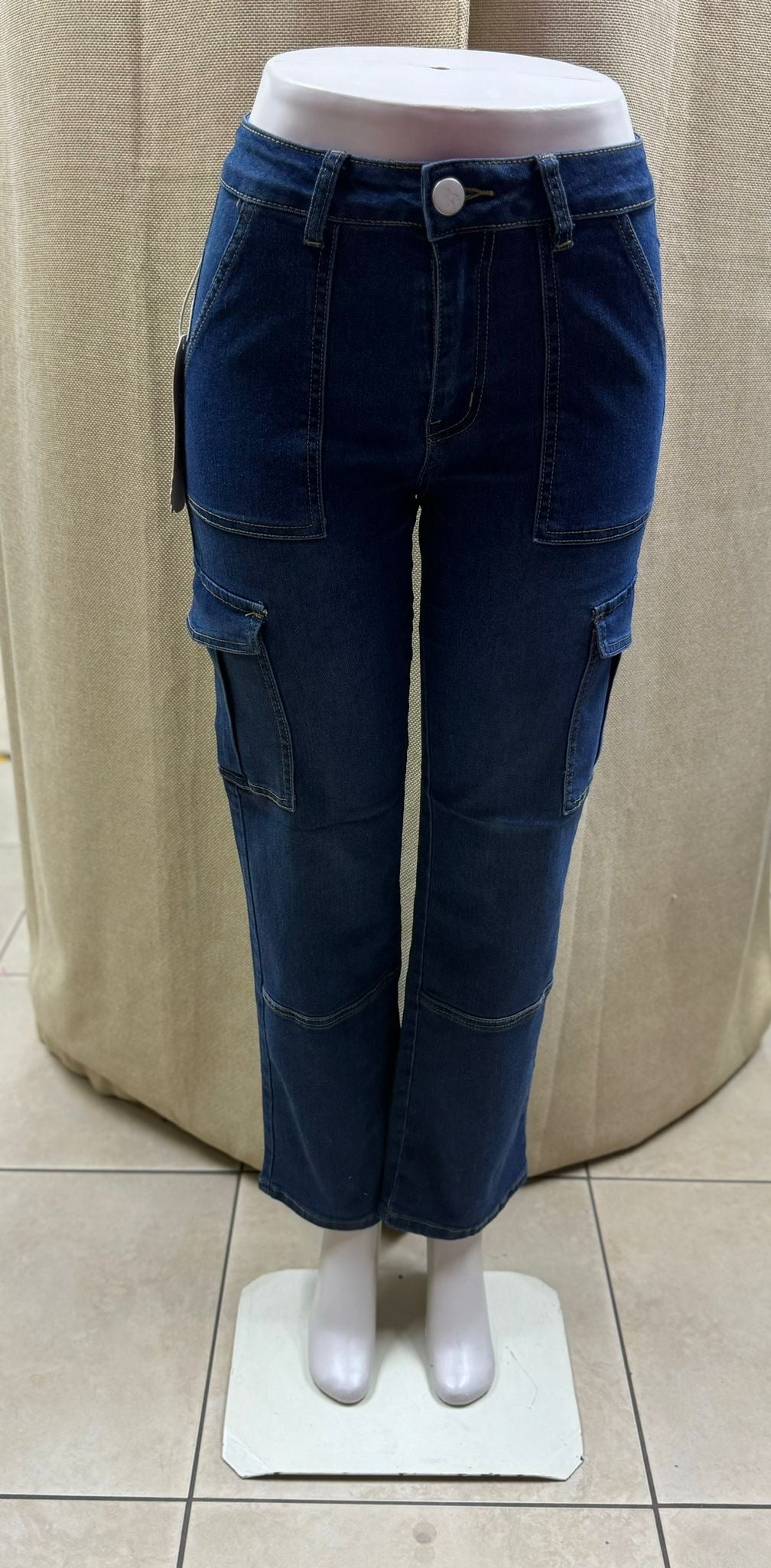 DENIM CARGO PANTS HYC-012