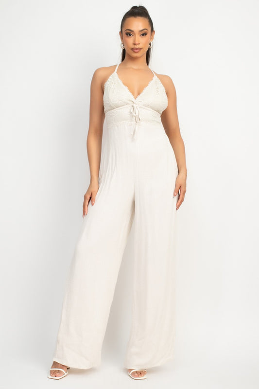 LACE DETAIL JUMPSUIT BP05772