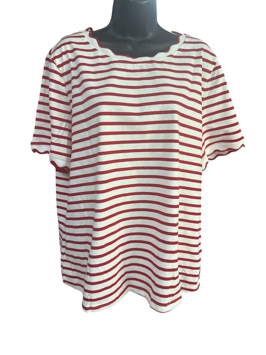 STRIPE ROUND NECK TOP LC25230310