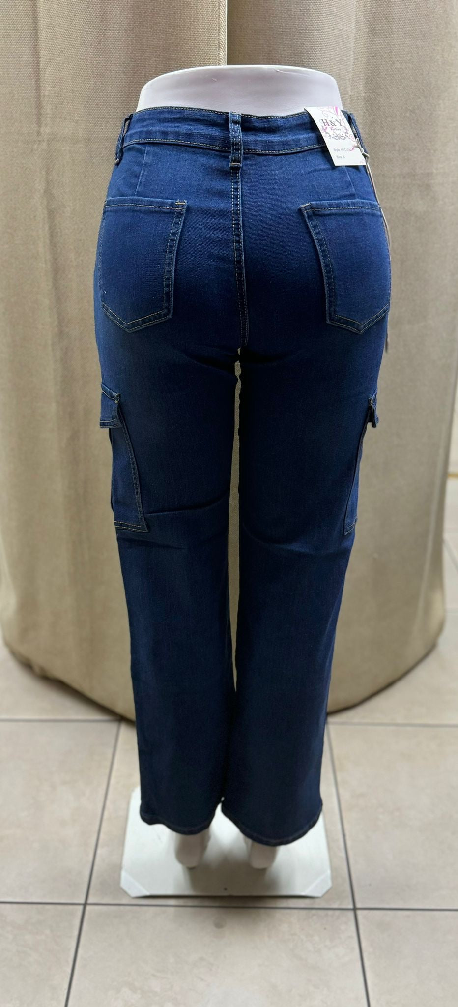 DENIM CARGO PANTS HYC-012