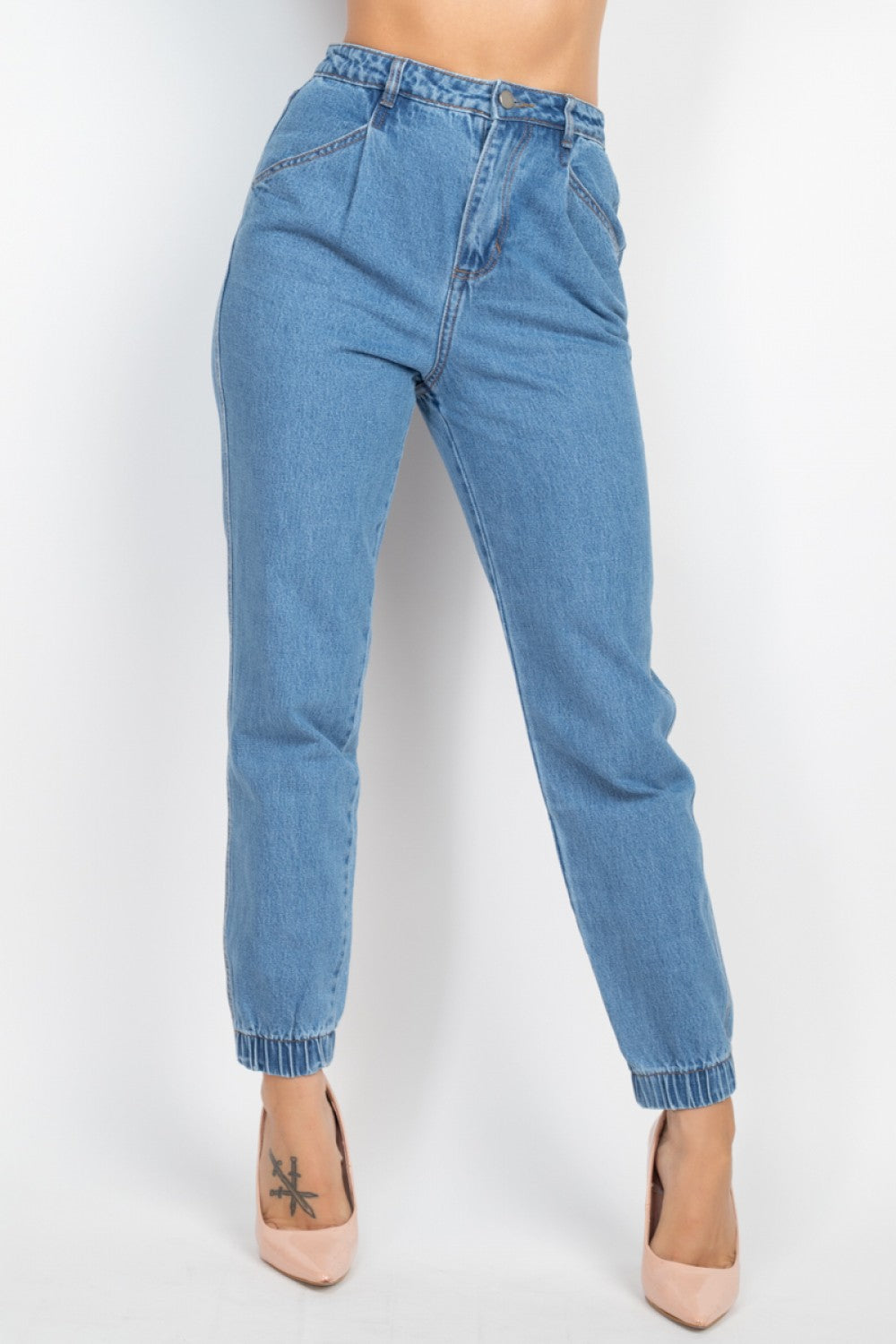 DENIM MOM JEANS JOGGER DBP0748 