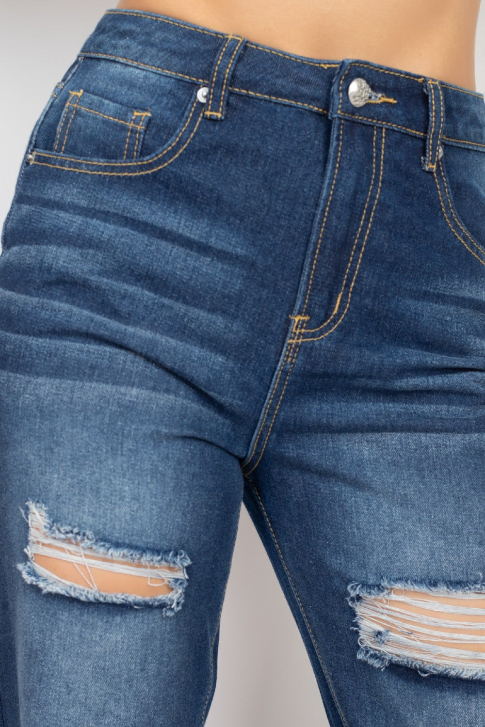 DESTRYED DENIM JEANS DBP0814