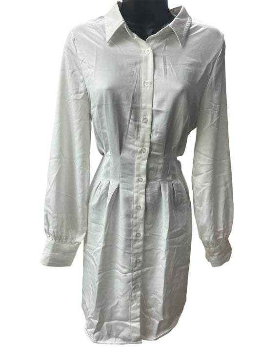 SATIN SHIRT DRESS HMD13937