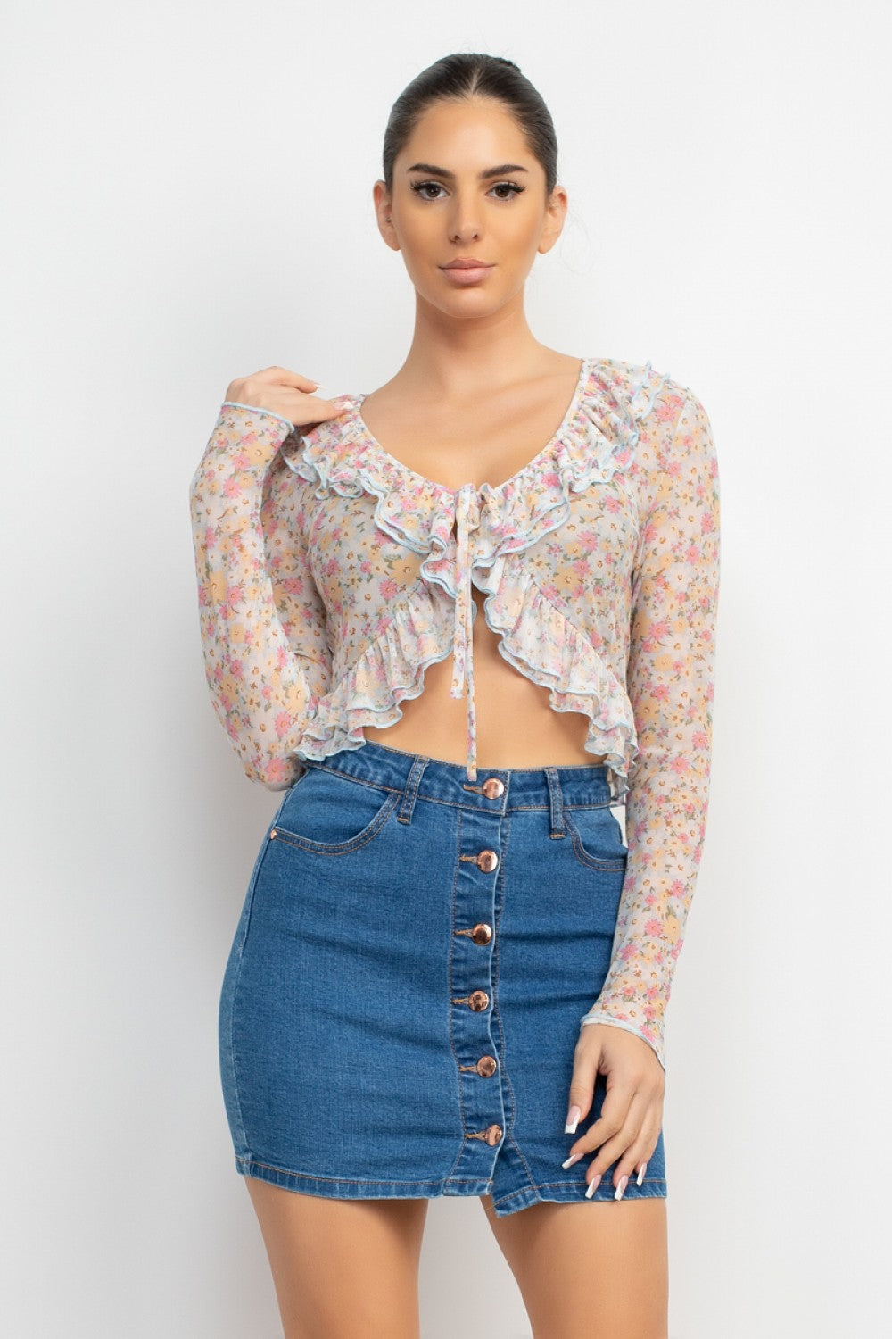 RUFFLED TOP HMT56543-U1700