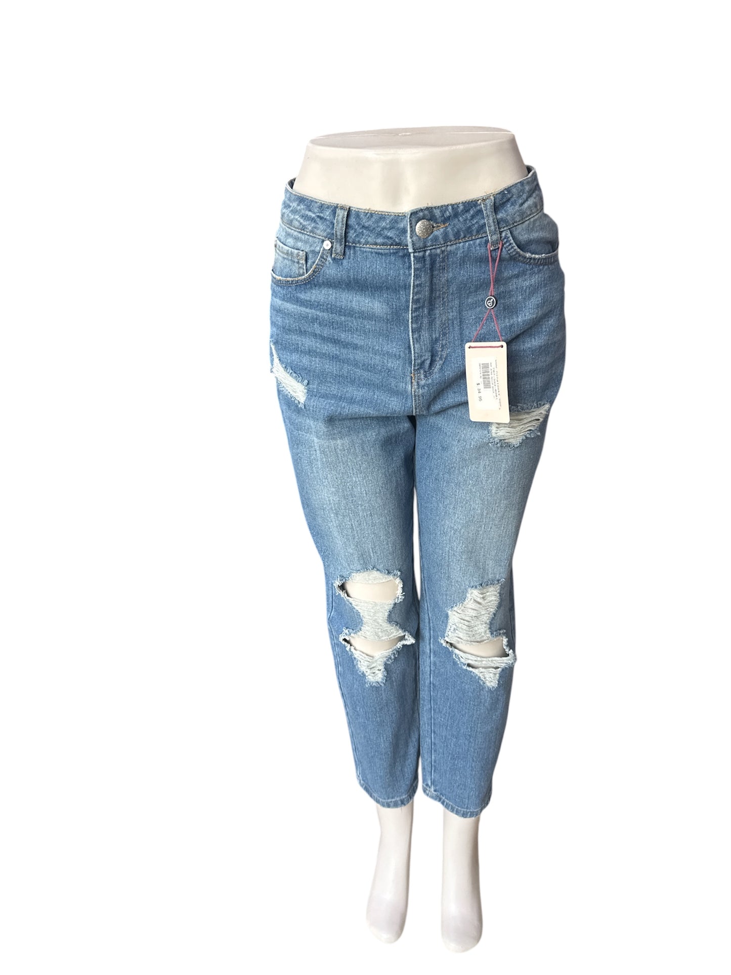 MOM JEANS MEDIUM DENIM DBP0737R