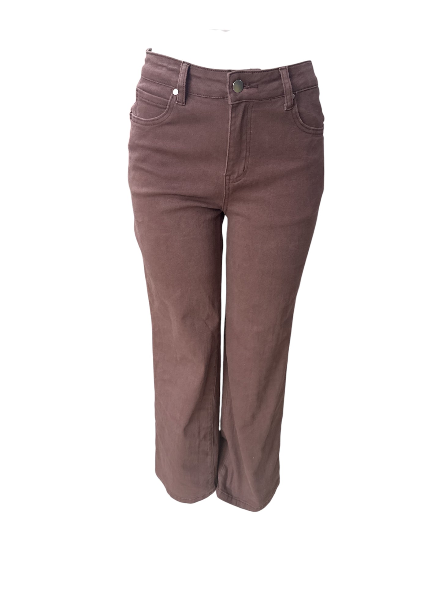 HIGH WAIST PANTS COFFE LC78775742