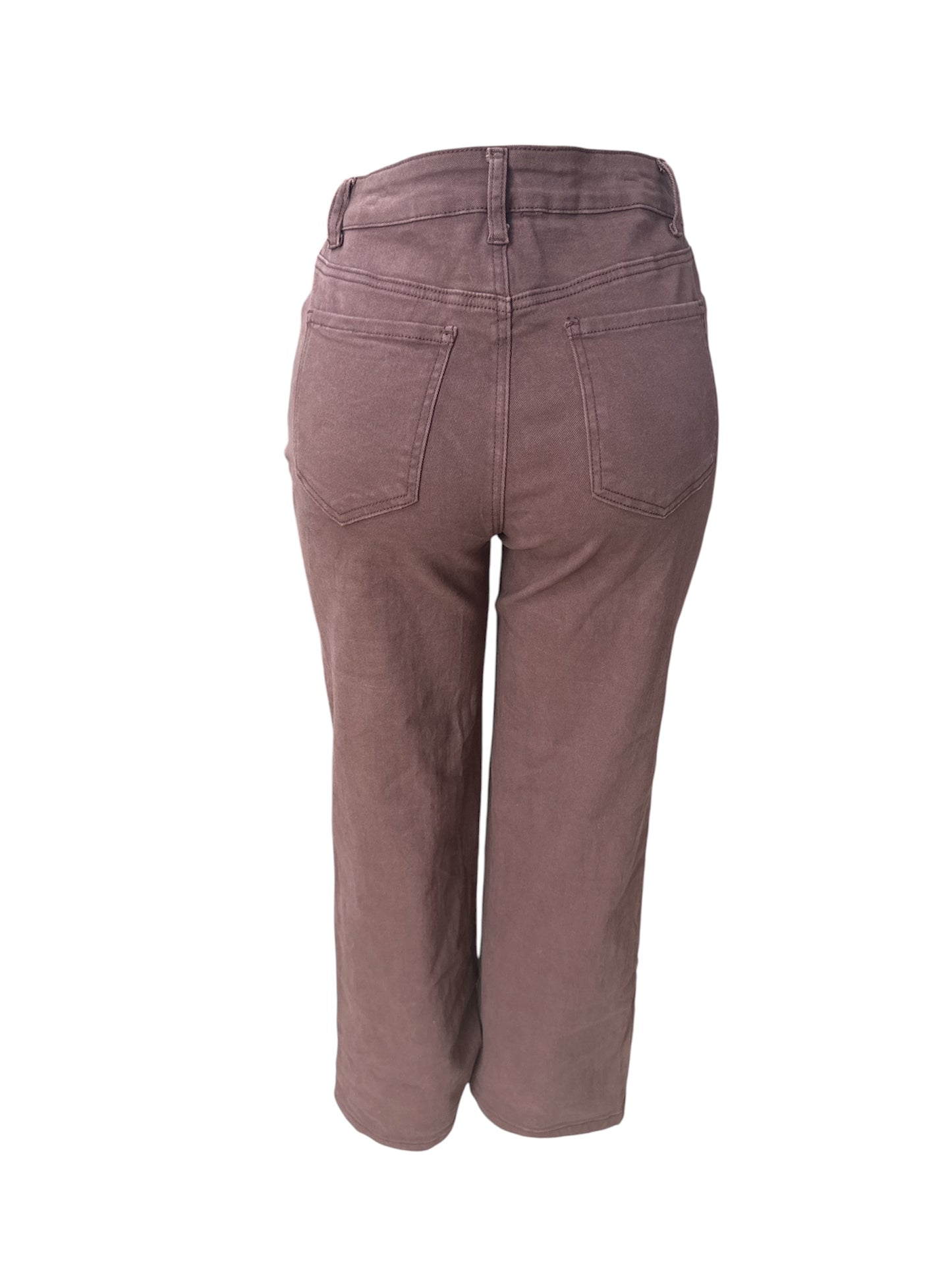 HIGH WAIST PANTS COFFE LC78775742