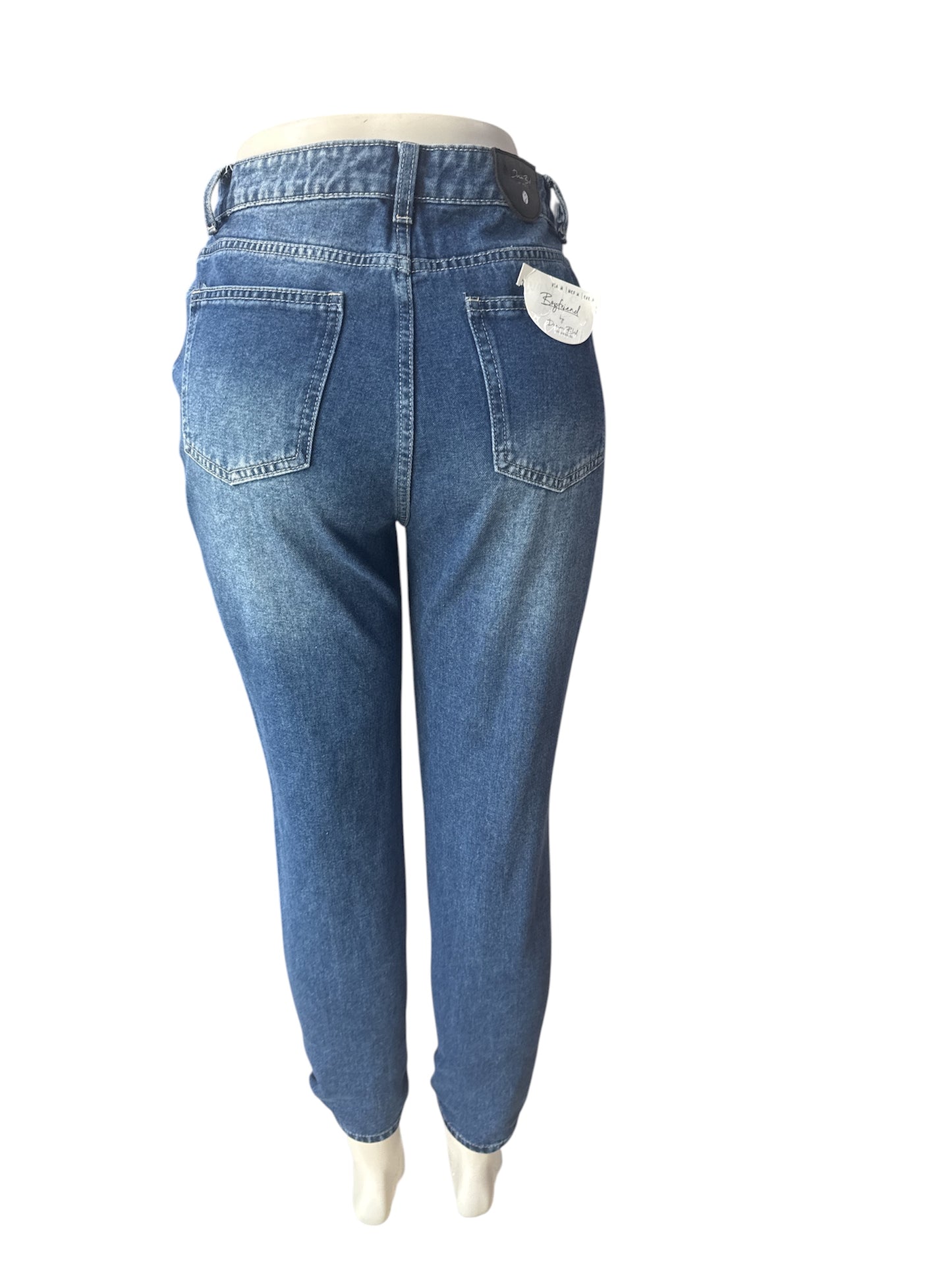 DESTROYED BOYFRIEND JEANS DARK DBP0808