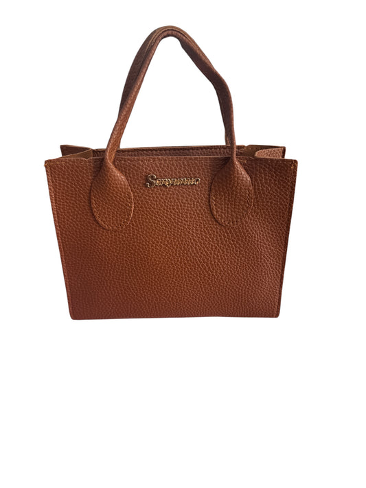 LEATHER HANDLE BAG BH031580