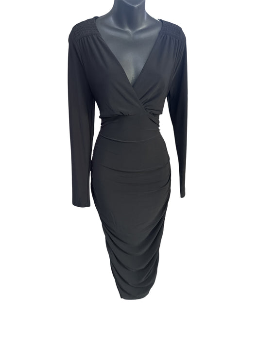 LONG SLEEVE MIDI DRESS HMD13921