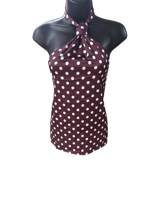 POLKADOT HALTER TOP SE26MRY828T
