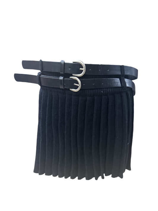HIGH-RISE BELTED SKIRT HMSW50601