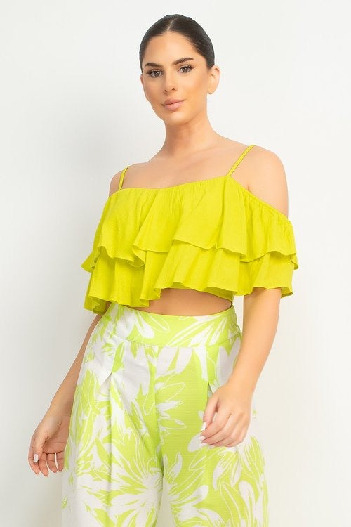 OFF SHOULDER CROP HMT56776