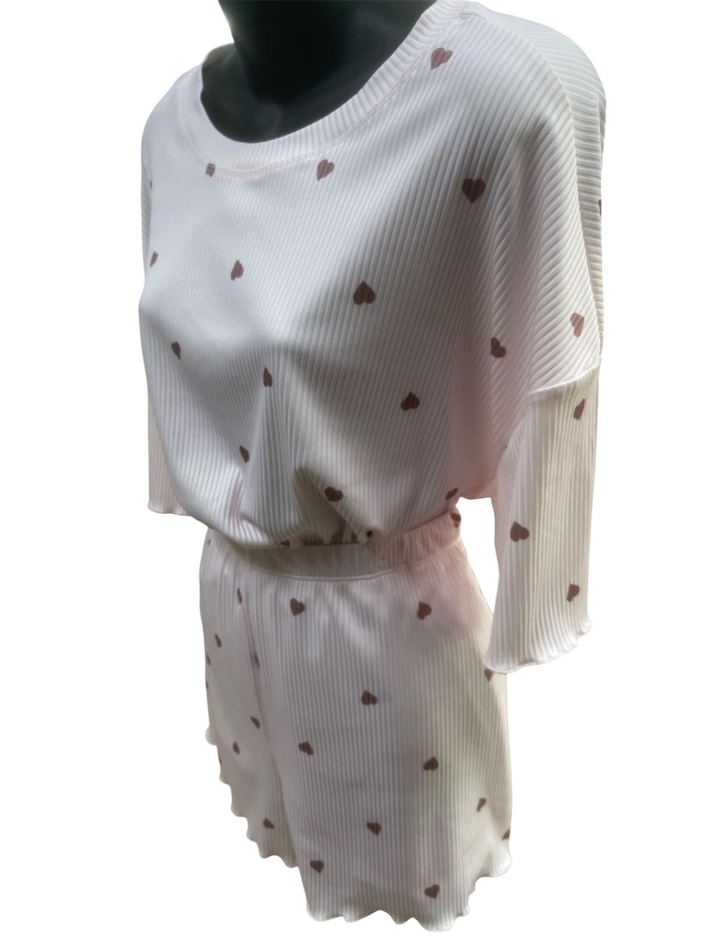 SHORT LOUNGE SET HEART LC152106